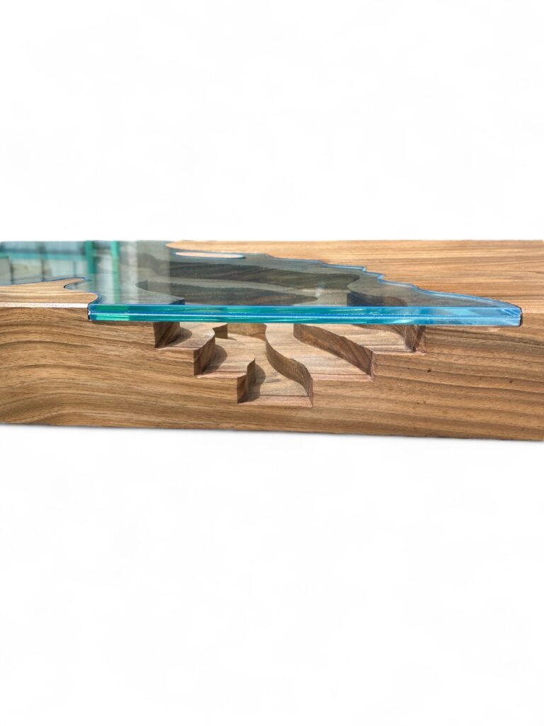 création en bois et verre