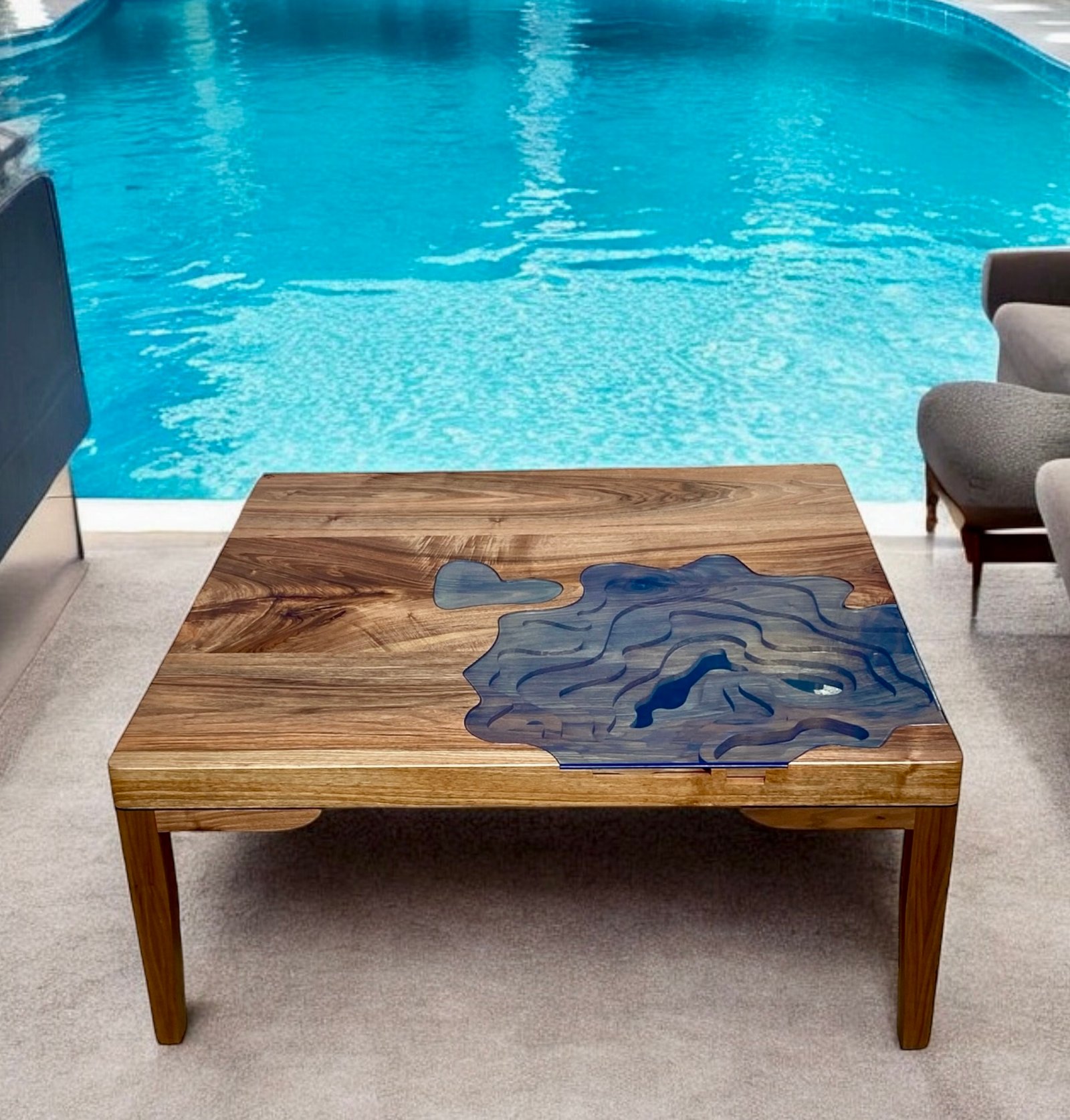 Table basse design - Collection Lagon – Image 2
