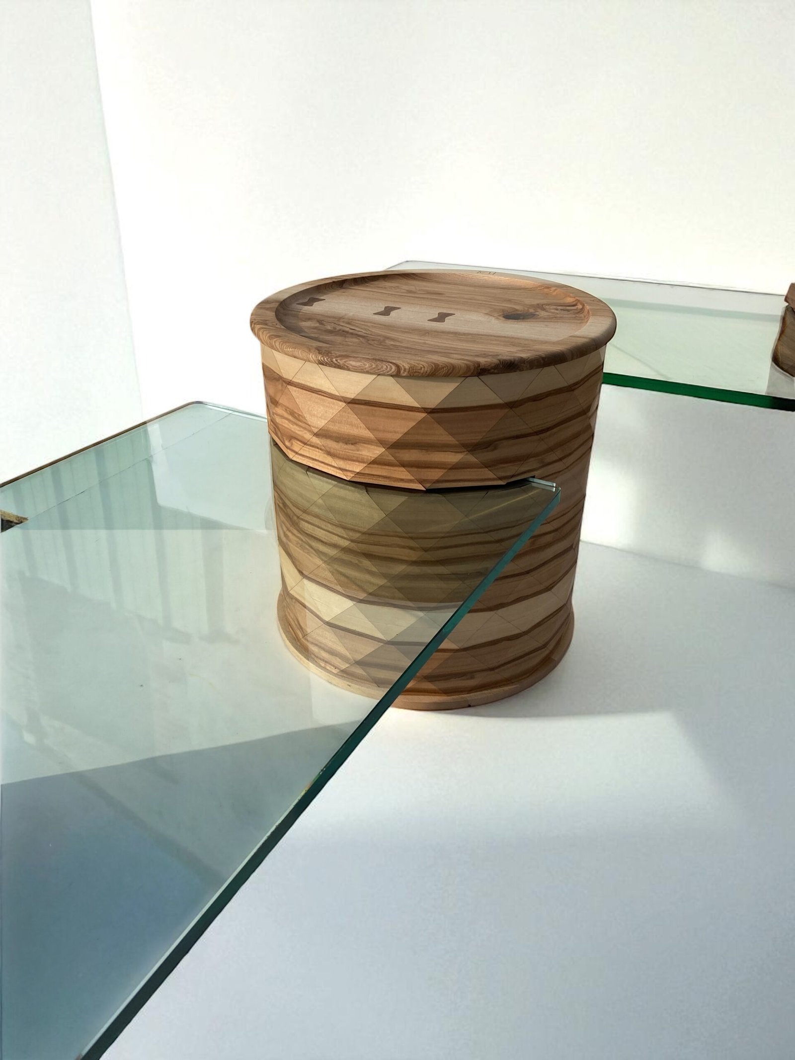 Table basse en verre et bois – Modulus – Image 12