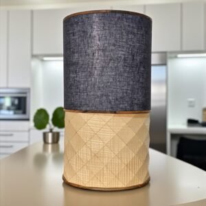 Lampe design en Frêne Ondé - ELIPSIS