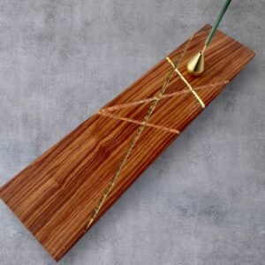 Porte-encens en Palissandre "Zig zag"