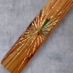 Porte-encens en Palissandre "Soleil"