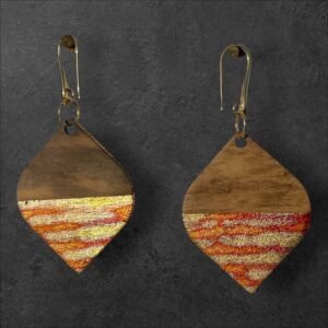 Boucles d'oreilles en bois - NAYA